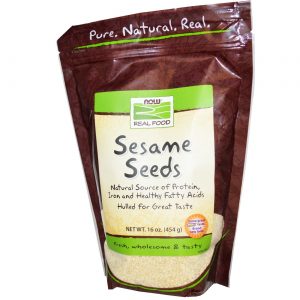 Comprar Now Foods, Sementes de Gergelim - 454 g (1 lb)