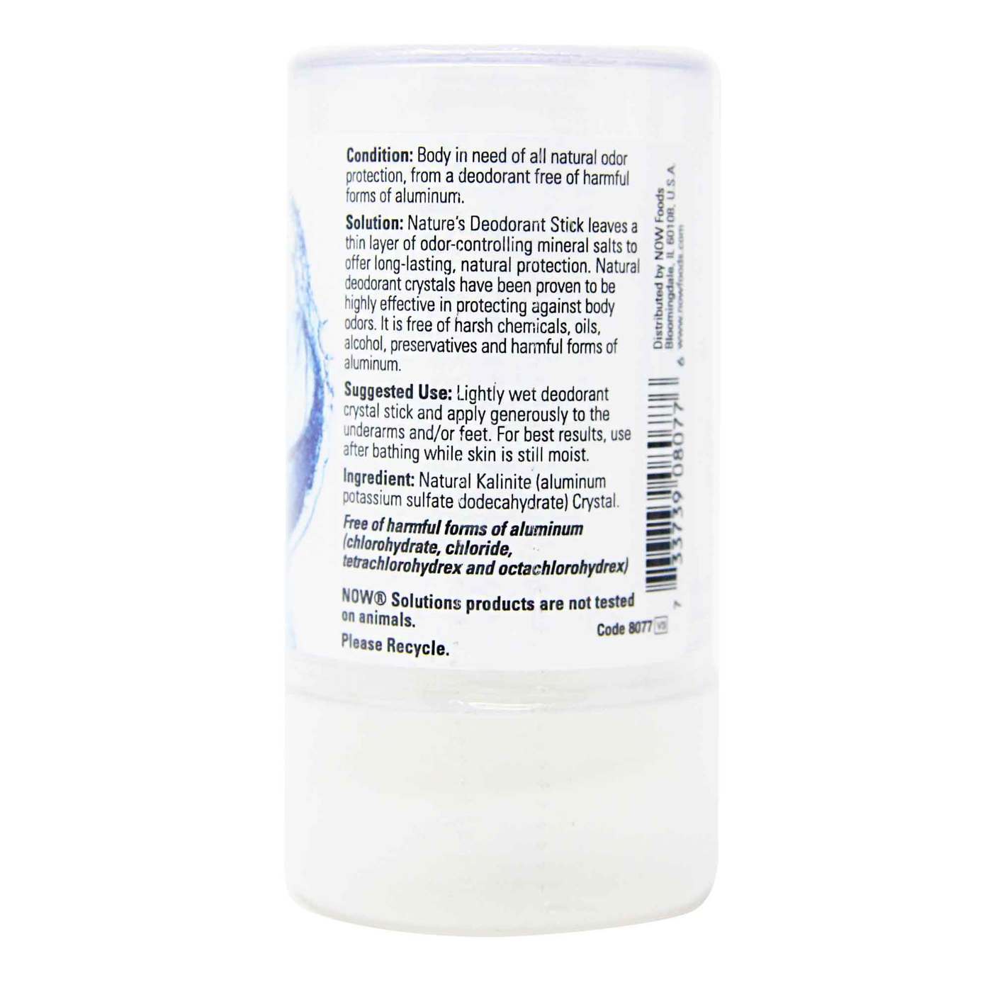 Comprar Now Foods, Desodorante Natural em Bastão - 3,5 oz (99g) - Imagem 2