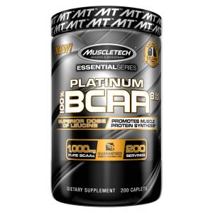Comprar MuscleTech Essential Series Platinum BCAA 8:1:1 - 200ct