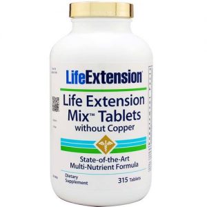 Comprar Life Extension Life Extension Mix sem cobre com extras Niacina 315 Comprimidos