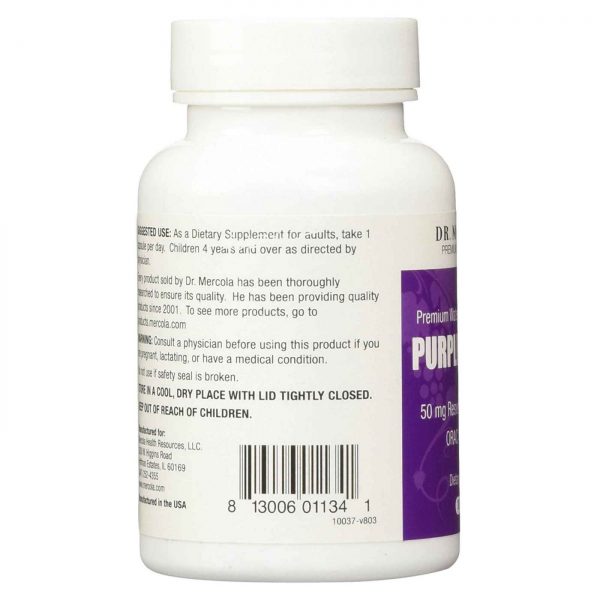 Comprar Dr. Mercola Purple Defense with Resveratrol 30 Capsules - Imagem 4