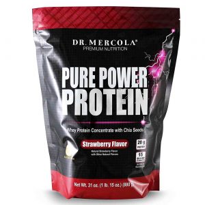 Comprar Dr Mercola Pure Power Proteina - Morango 880 g