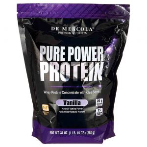 Comprar Dr Mercola Pure Power Proteína - Baunilha 880 g