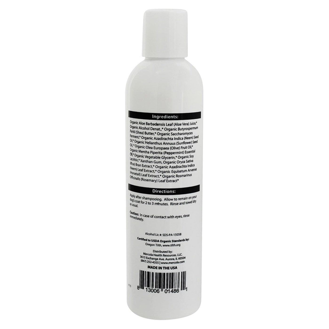 Comprar Dr Mercola Organic Peppermint Conditioner for Dogs 237 ml - Imagem 2
