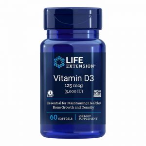 Comprar Life Extension Vitamina D3 5000 IU 60 Cápsulas