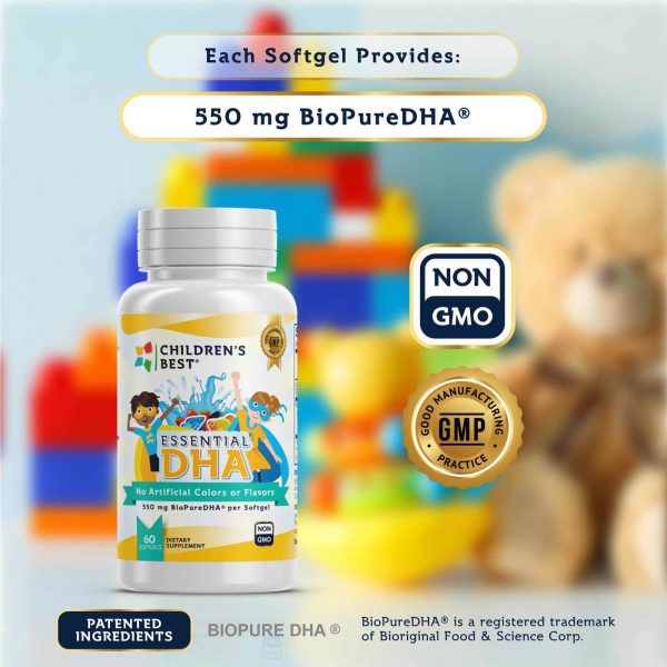Comprar Children's Best, Essential DHA para Crianças - 60 Cápsulas em Gel Mastigáveis - Imagem 6