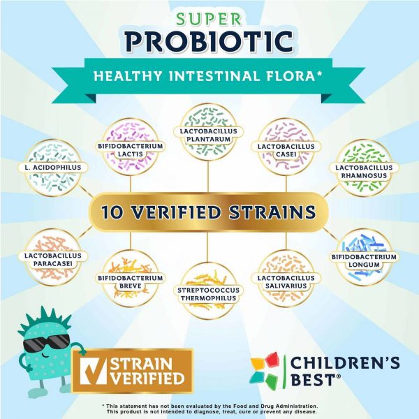 Comprar Children’s Best®, Super Probiótico sem açúcar - 60 Tabletes - Imagem 5