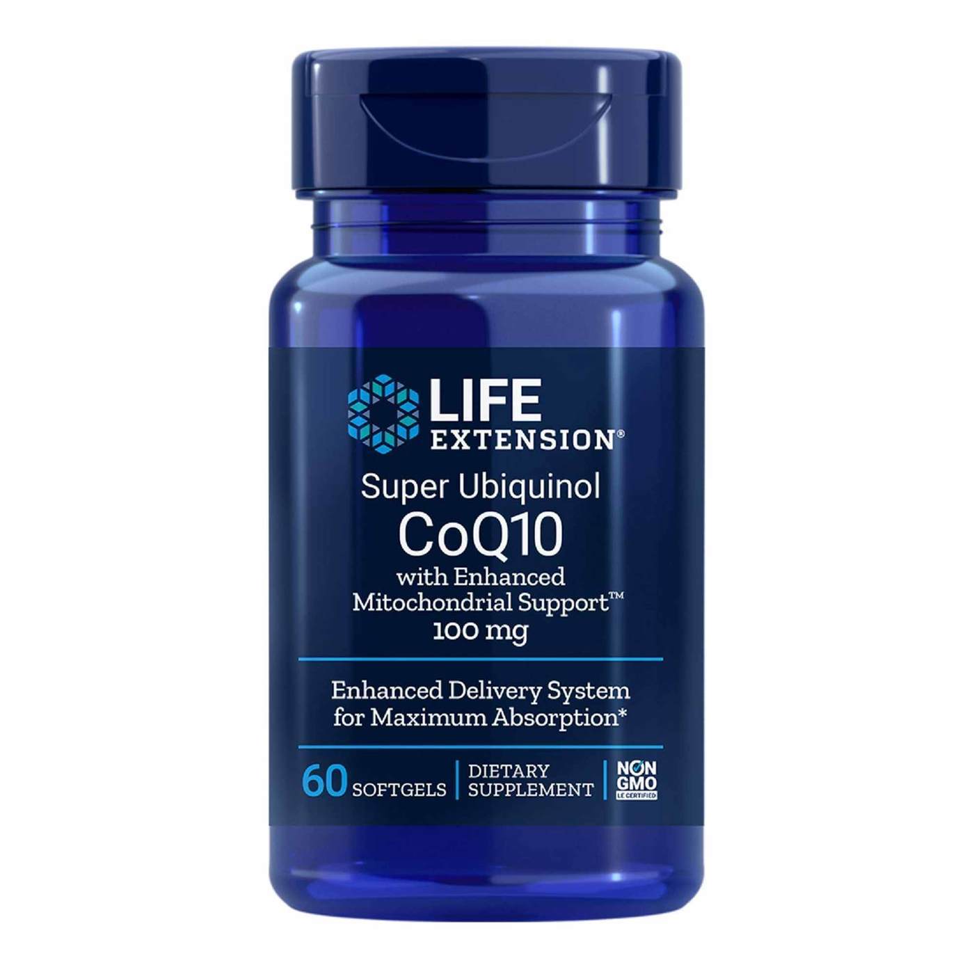 Comprar Life Extension, Super Ubiquinol CoQ10 com Suporte mitocondrial reforçado 100 mg - 60 Cápsulas