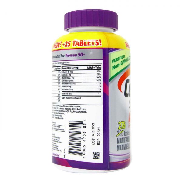 Comprar Multivitamínico Silver Mulheres 50+, 275 Tabletes - Imagem 4