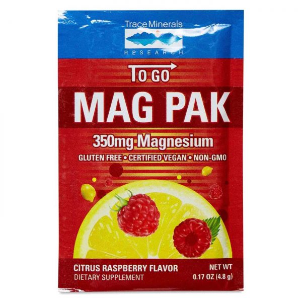 Comprar Trace Minerals Research Mag Pak To Go Citrus Raspberry 350 mg. - 15 Packets - Imagem 5