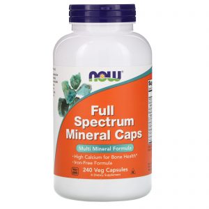 Comprar Now Foods, Cápsulas Minerais Espectro Completo, 240 Cápsulas