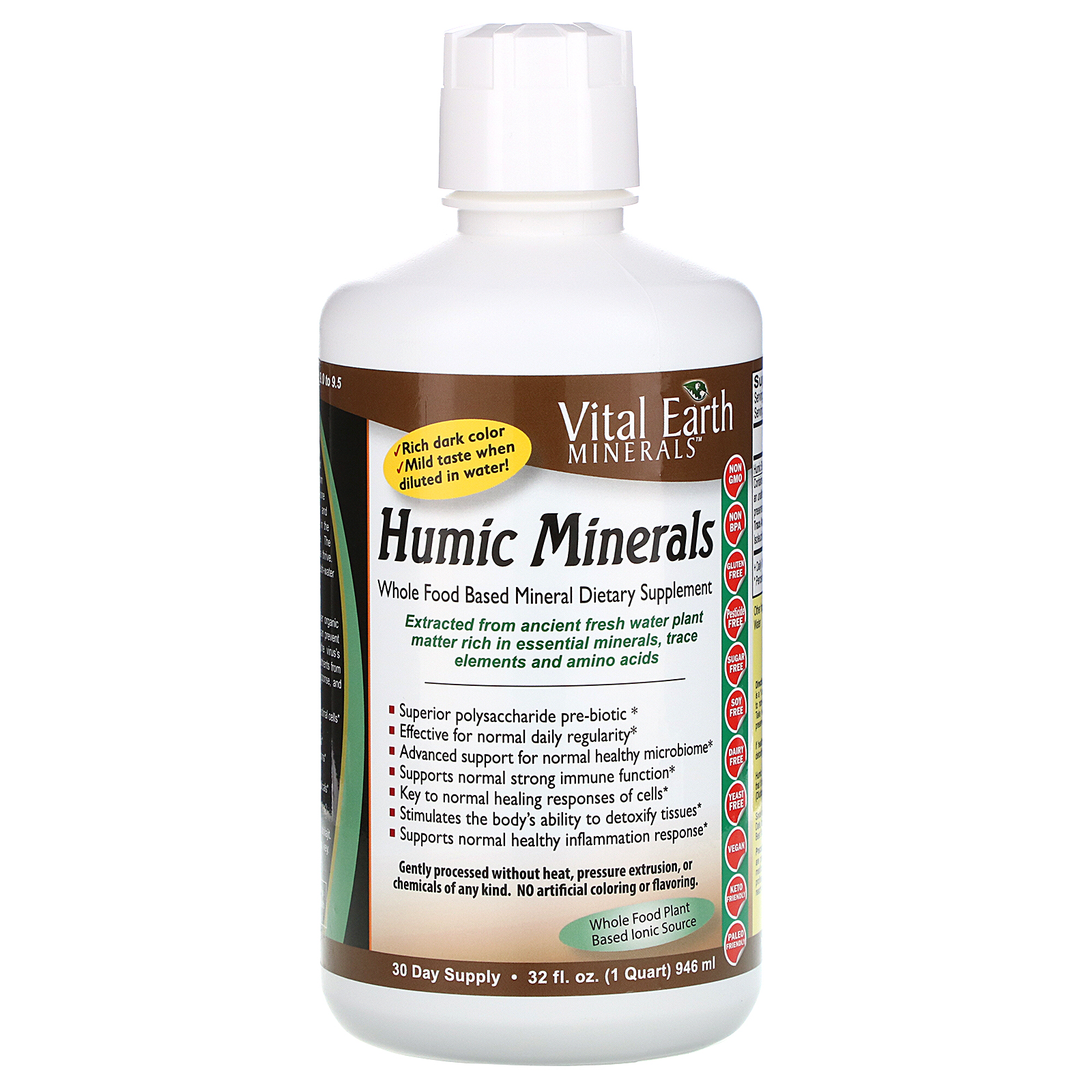 Comprar Vital Earth Minerals, Minerais Húmicos, 946 ml (32 fl oz)