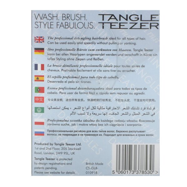 Comprar Tangle Teezer, Compact Styler, Smooth and Shine, On-The-Go Detangling Hairbrush, Rose Sparkles, 1 Brush - Imagem 5