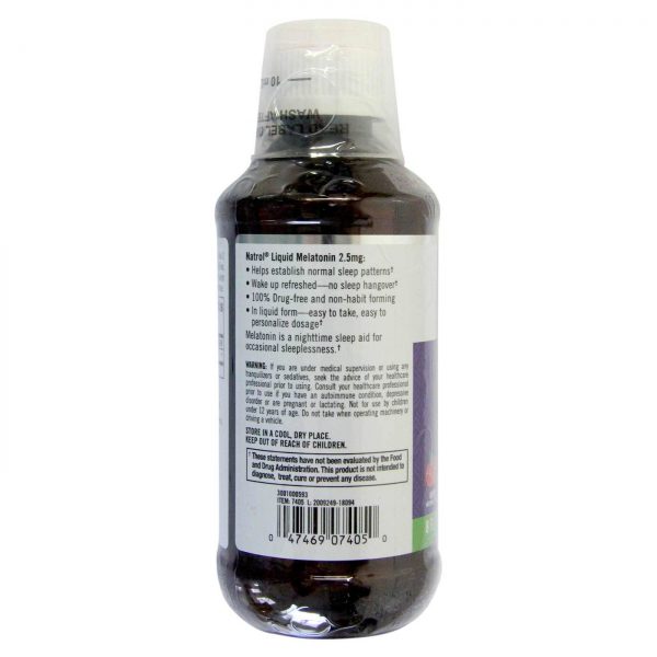 Comprar Natrol, Melatonina 2,5 mg Sabor Natural de Berry - 237 ml - Imagem 4