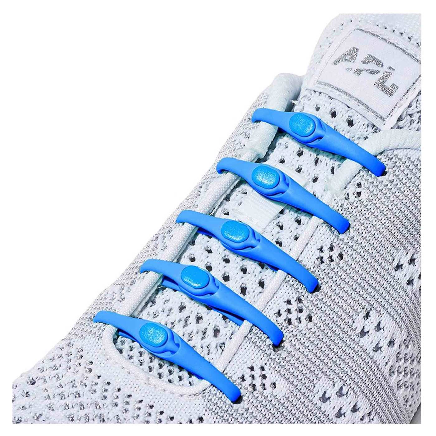 Comprar Hickies No Tie Shoelaces - Electric Blue - 14 Units - Imagem 2