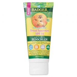Comprar Badger, Repelente de Insetos e Protetor Solar FPS 34 - Citronela e Cedro - 2.9 fl oz (87 ml)