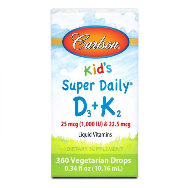 Comprar Carlson, Kid's Super Daily D3 + K2 Vitaminas - 10.16ml - Imagem 6