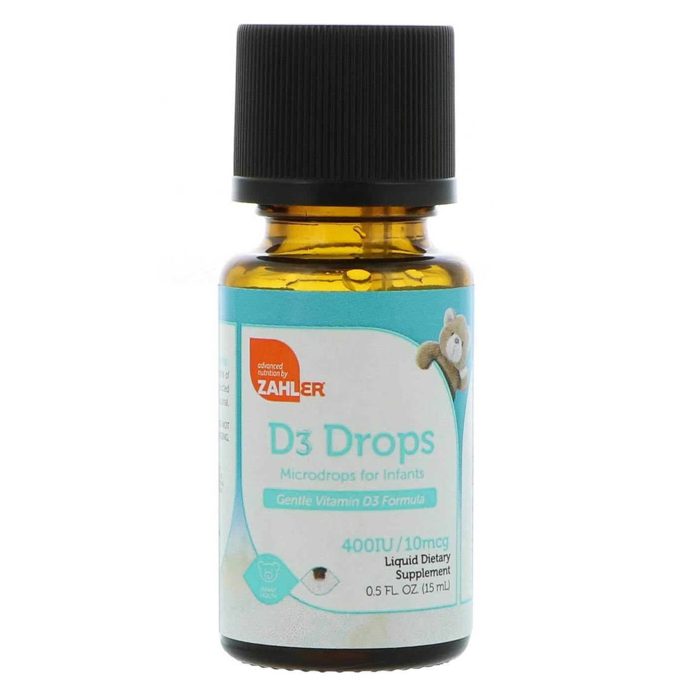 Comprar Zahlers Vitamin D3 400 IU Liquid - 0.5 fl oz (15mL) - Imagem 3