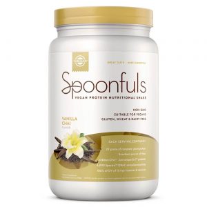 Comprar Solgar, Shake Spoonfuls Vegano Proteína Nutricional, Baunilha - 574 g
