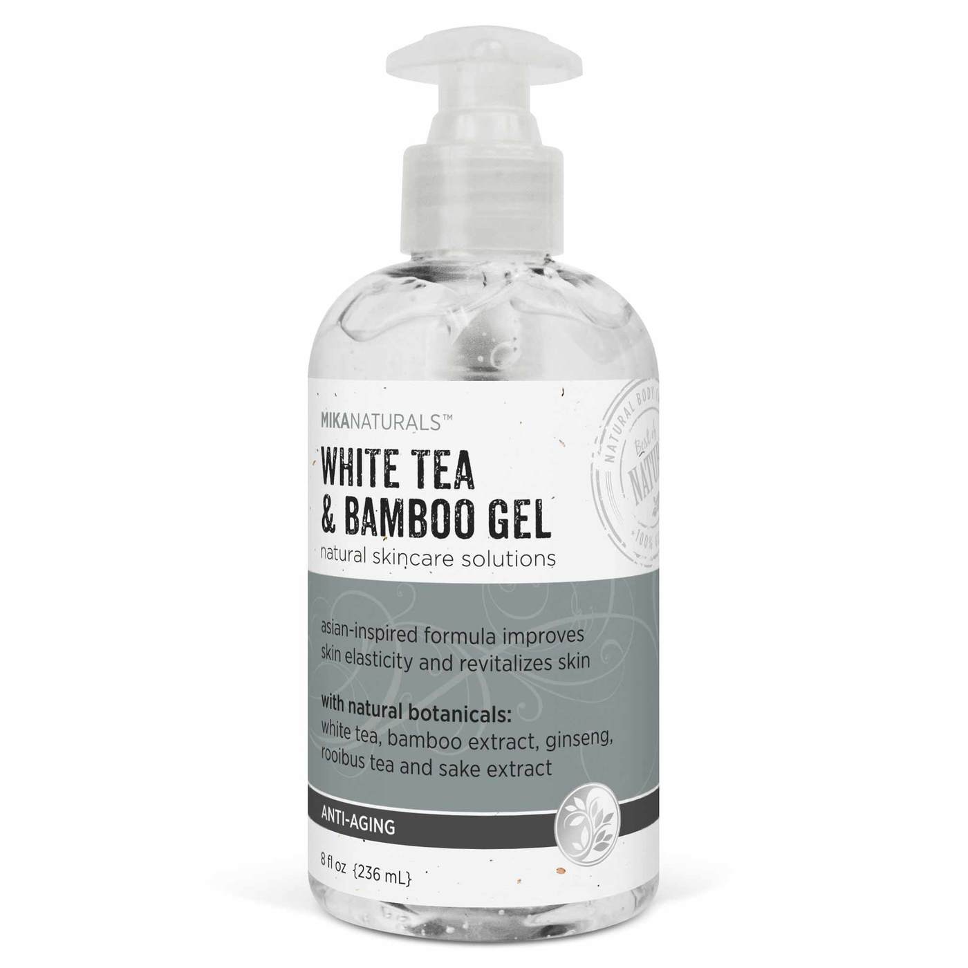 Comprar Mika Naturals Anti-Envelhecimento Chá Branco e Gel de Bambu - 8 fl oz (236 mL)