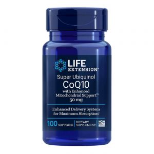 Comprar Life Extension Super Ubiquinol CoQ10 com Suporte mitocondrial reforçada 50 mg 100 Cápsulas