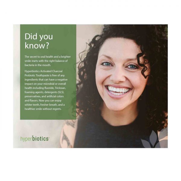 Comprar Hyperbiotics, Creme Dental Probiótico com Carvão Ativado, Hortelã - 113 g - Imagem 4
