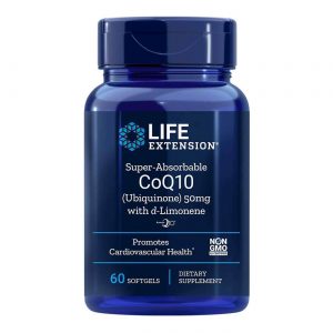 Comprar Life Extension, Super Absorbable CoQ10 com d-Limonene 50 mg - 60 Cápsulas em gel