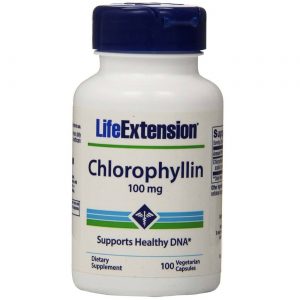 Comprar Life Extension, Clorofilina 100mg - 100 Cápsulas Vegetarianas