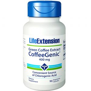 Comprar Life Extension, CoffeeGenic® 400 mg Extrato de Café Verde - 90 Cápsulas Vegetarianas