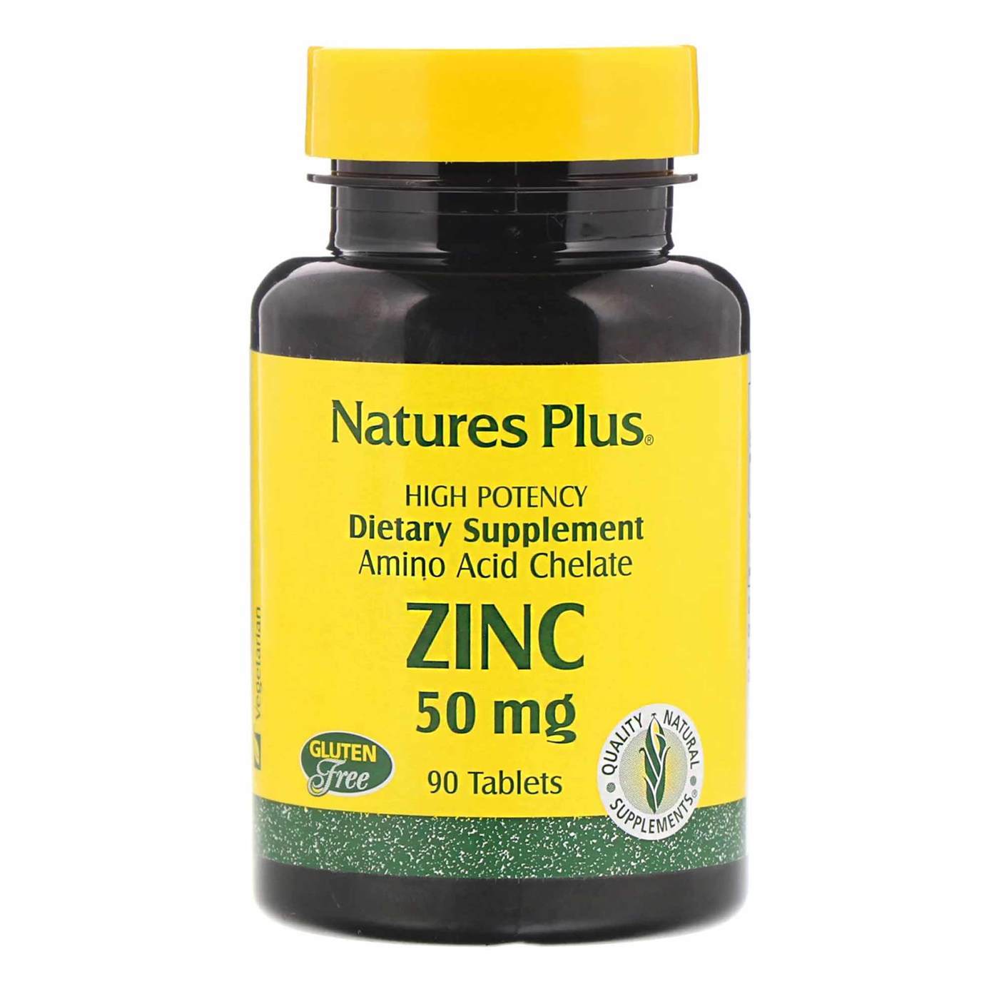 Comprar Nature's Plus, Zinco 50 mg - 90 Tabletes