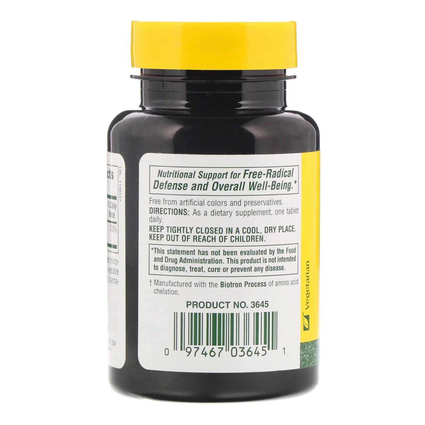 Comprar Nature's Plus, Zinco 50 mg - 90 Tabletes - Imagem 3