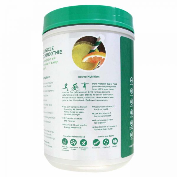 Comprar Pure Protein Super Food Vanilla Bean 688 g - Imagem 4