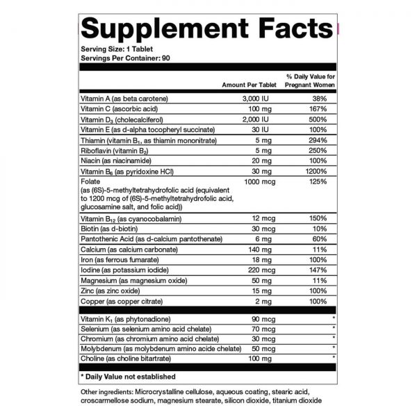 Comprar Theralogix, TheraNatal® Suplemento Vitaminas e Minerais - 90 Tablets - Imagem 5