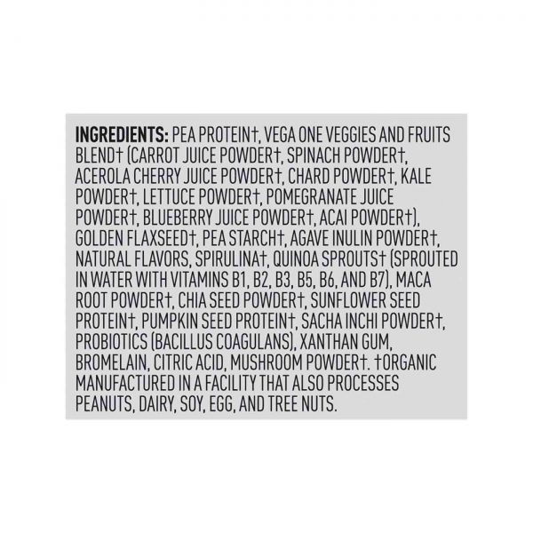 Comprar Vega One Organic, Shake Tudo em Um - Simples Sem Açúcar - 763 g (26.9 oz) - Imagem 4
