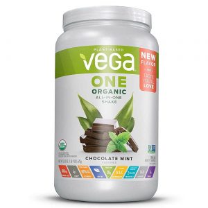 Comprar Vega One, Shake Orgânico All-in-One, Chocolate Mentolado - 678 g (1 lb 9 oz)