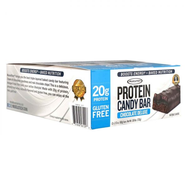 Comprar Muscletech Protein Candy Bar Chocolate Deluxe 1 Box - Imagem 5