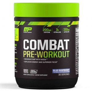 Comprar MusclePharm Combat Pre-Workout Blue Raspberry 279 g