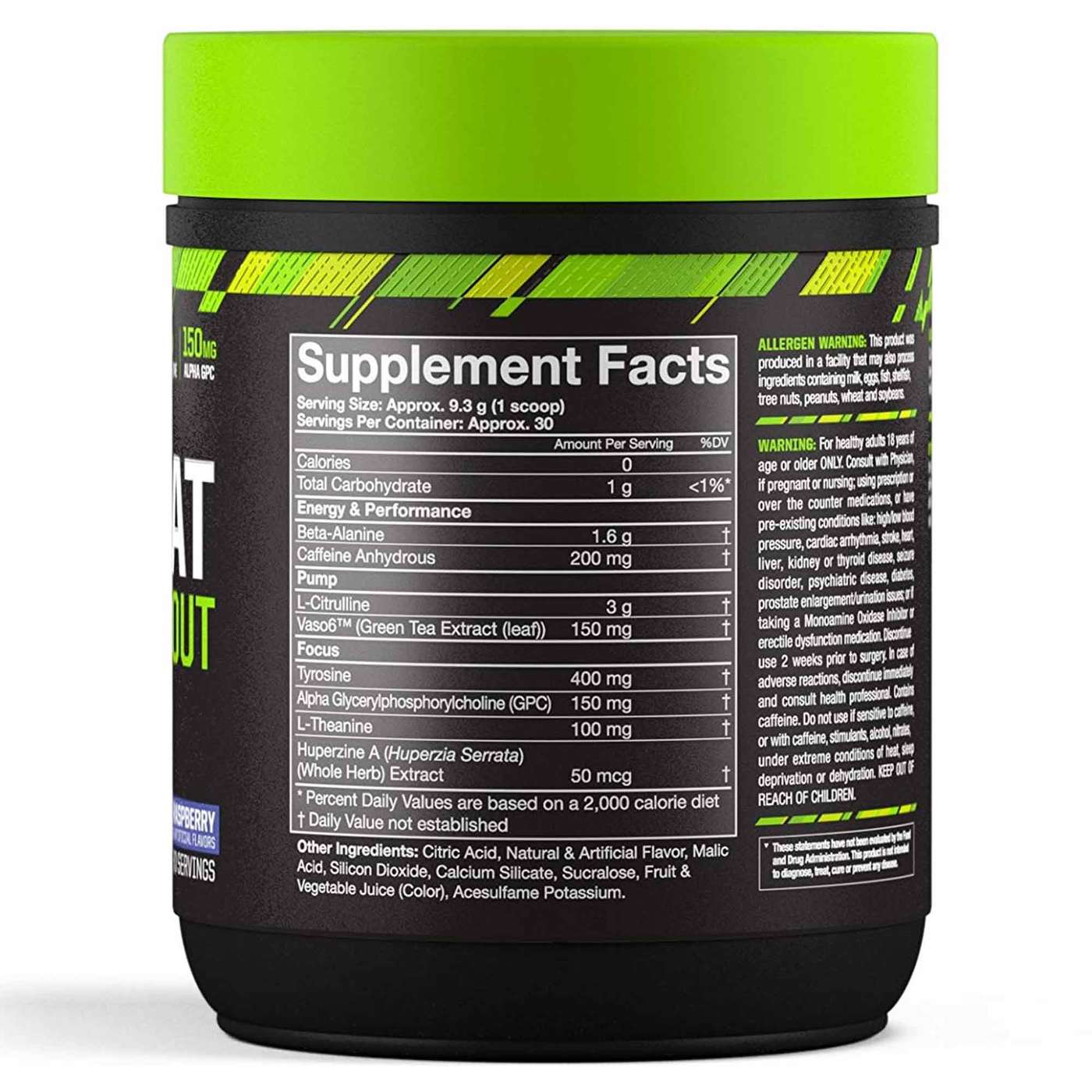 Comprar MusclePharm Combat Pre-Workout Blue Raspberry 279 g - Imagem 2
