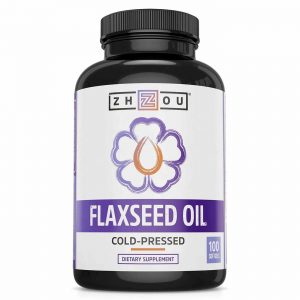 Comprar Zhou Nutrition, Óleo de linhaça Prensado a Frio - 100 Cápsulas em Gel