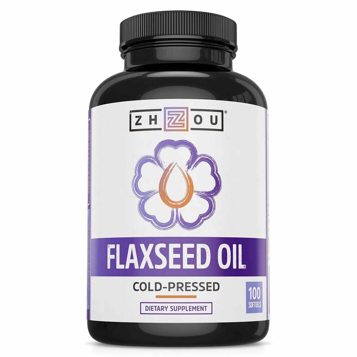 Comprar Zhou Nutrition, Óleo de linhaça Prensado a Frio - 100 Cápsulas em Gel
