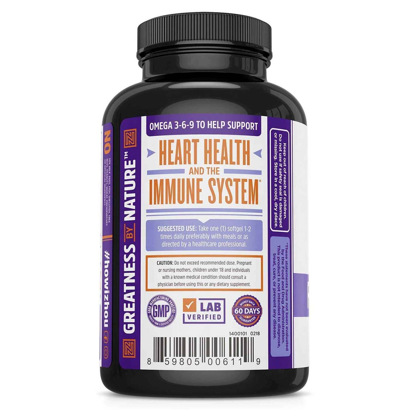 Comprar Zhou Nutrition, Óleo de linhaça Prensado a Frio - 100 Cápsulas em Gel - Imagem 2