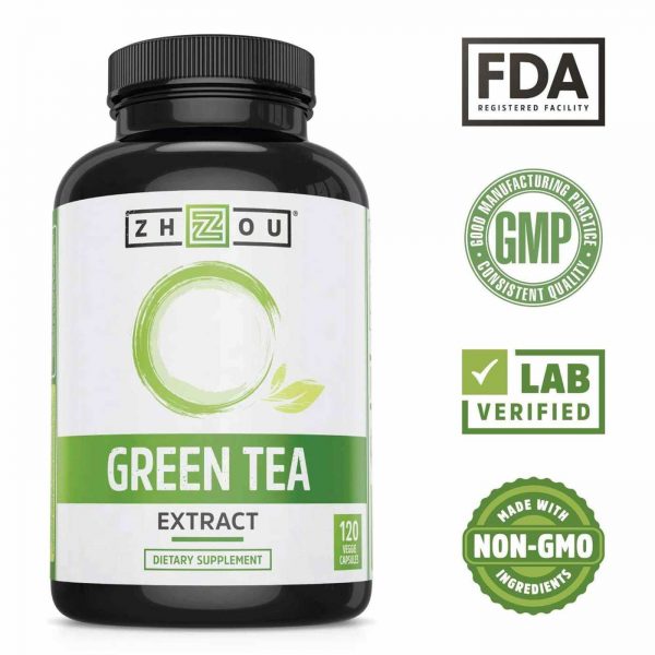 Comprar Zhou Nutrition, Extrato de Chá Verde - 120 Cápsulas Vegetais - Imagem 4