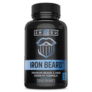 Comprar Zhou Nutrition, Barba de Ferro - Fórmula de Crescimento de Cabelo e Barba Premium - 60 Cápsulas Vegetais