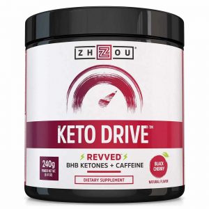 Comprar Zhou Nutrition, Keto Drive REVVED - Cereja Preta - 240 g Em Pó