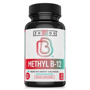 Comprar Zhou Nutrition, Metil B-12 5000 mcg - Cereja - 60 Micro Pastilhas