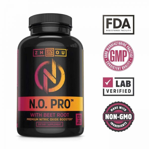 Comprar Zhou Nutrition, Óxido Nítrico (NO) Pro com Beterraba - 120 Cápsulas Vegetais - Imagem 4