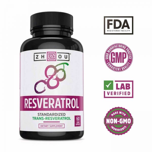 Comprar Zhou Nutrition, Resveratrol - 60 Cápsulas Vegetais - Imagem 4