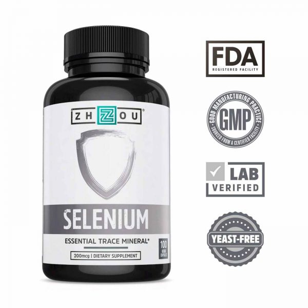 Comprar Zhou Nutrition, Selênio 200 mcg - 100 Cápsulas Vegetais - Imagem 4