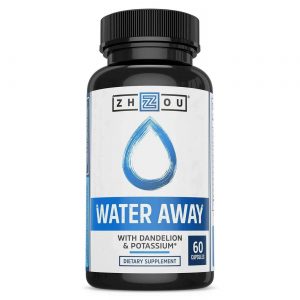 Comprar Zhou Nutrition, Water Away com Dente de Leão e Potássio - 60 Cápsulas
