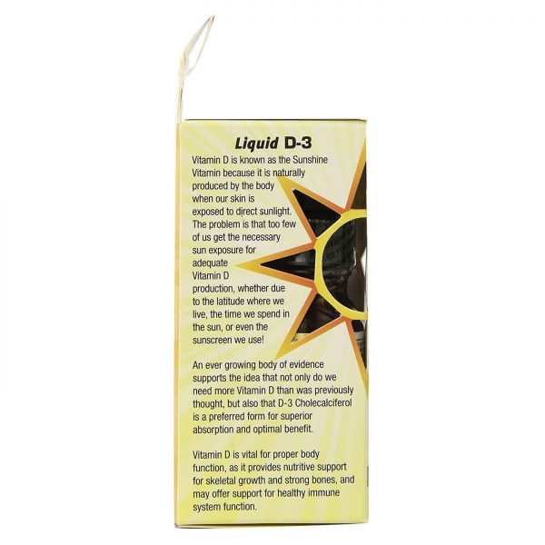 Comprar Solaray, Vitamina D3 1.000 UI Orgânico - 0,5 oz/ 500 gotas - Imagem 4
